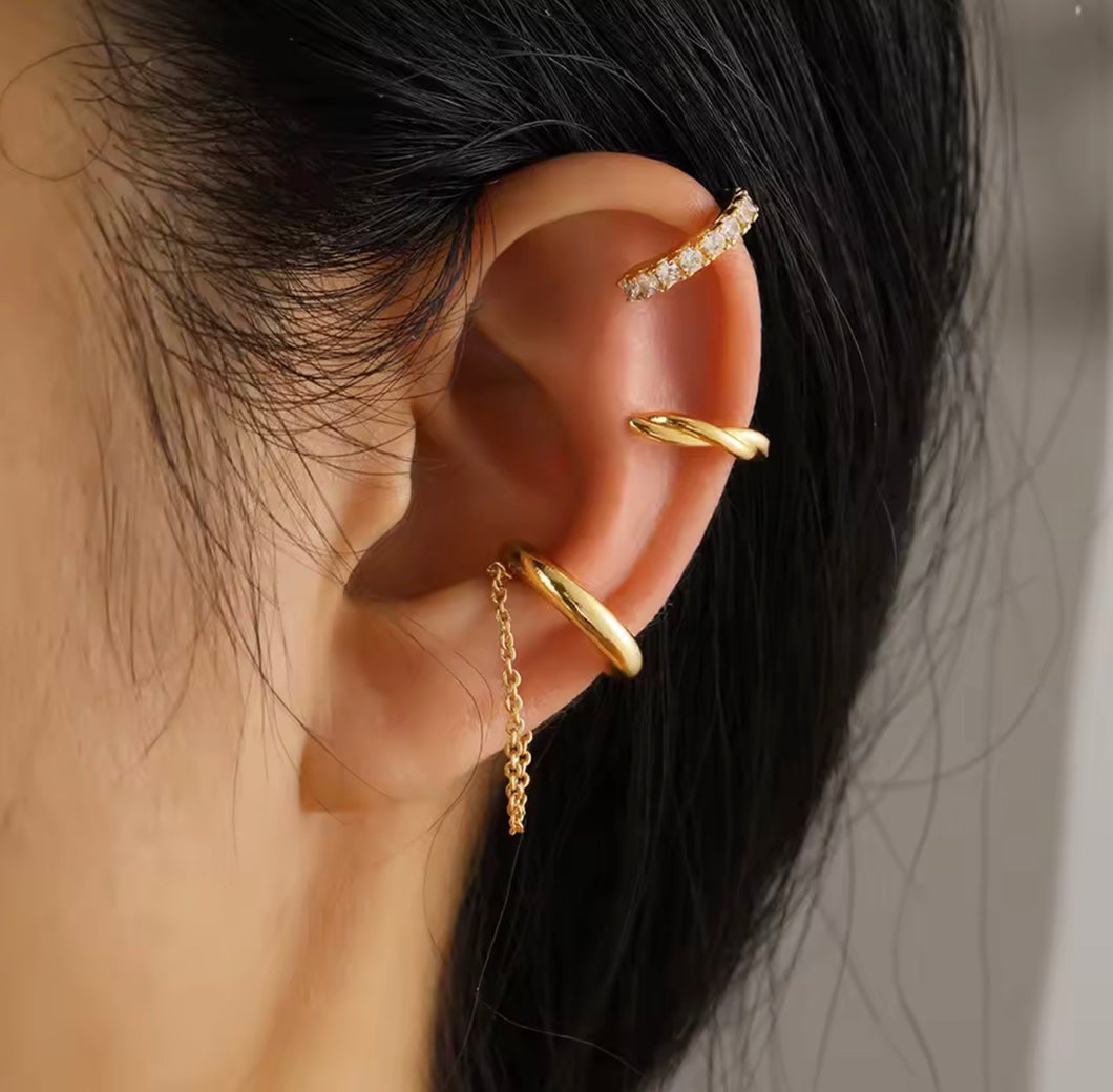 Minimalist Ear Cuff Set