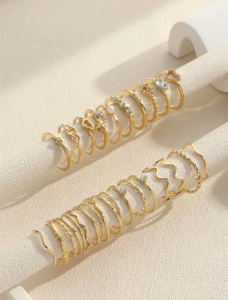 Gold Ring Set